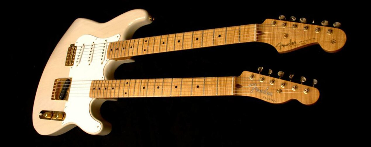 Fender Custom Shop double neck strat/tele guitar